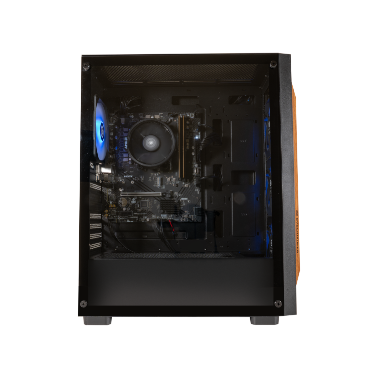 CyberPowerPC Eurus AMD Ryzen 5 5600G 8GB RAM 500GB M.2 NVMe SSD + 23.8 Inch 100Hz 1ms Gaming Monitor