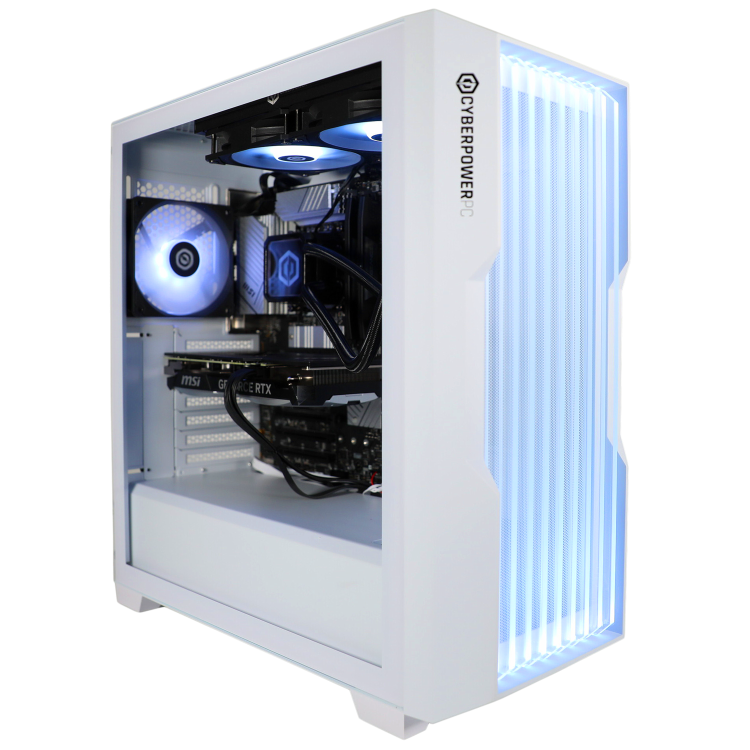 CyberPowerPC Lumina White AMD Ryzen 7 9800X3D 32GB RAM 2TB SSD RTX 5090 Windows 11 Gaming PC