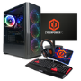 CyberPowerPC Ryzen 5 16GB RAM 500GB SSD RTX 3050 Windows 11 Gaming PC + 23.8 Inch FHD Gaming Monitor