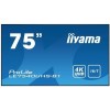 Iiyama ProLite LE7540UHS-B1 75&quot; 4K Ultra HD Large Format Display