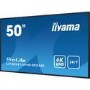 Iiyama 50" Professional Digital Signage display with 4K UHD resolution and 24/7 operating time