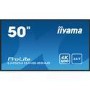 Iiyama 50" Professional Digital Signage display with 4K UHD resolution and 24/7 operating time