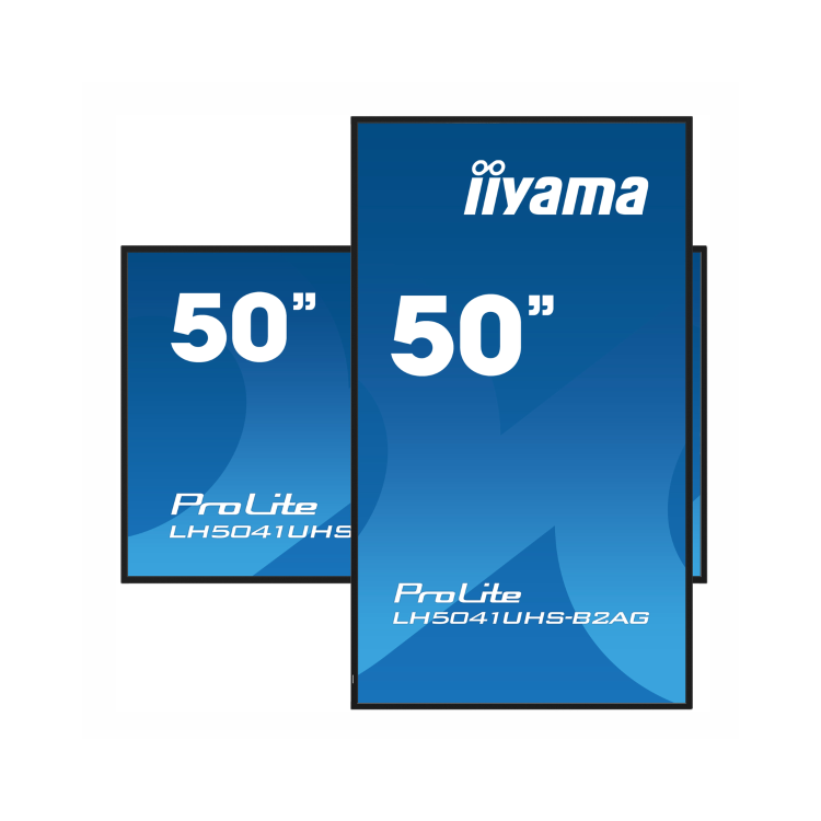 Iiyama 50" Professional Digital Signage display with 4K UHD resolution and 24/7 operating time