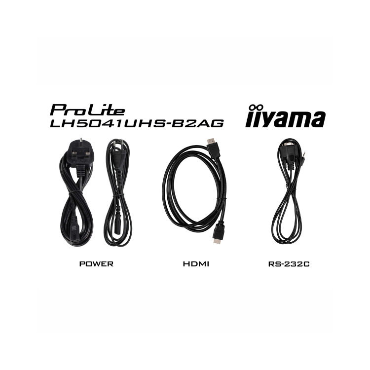 Iiyama 50" Professional Digital Signage display with 4K UHD resolution and 24/7 operating time