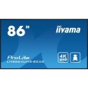 LH8664UHS-B2AG Iiyama 86" 4K UHD professional digital signage display with advanced control and connectivity options