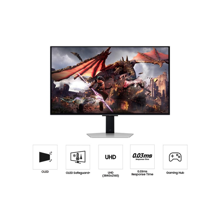 Samsung Odyssey G80SD 32" OLED 4K UHD 240Hz 0.03ms Gaming Monitor
