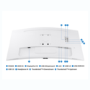Samsung ViewFinity S6 S65TC 34" VA QHD UltraWide Curved Thunderbolt 4 Monitor