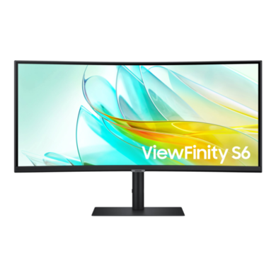 Samsung ViewFinity S6 34" VA WQHD UltraWide Curved USB-C Monitor