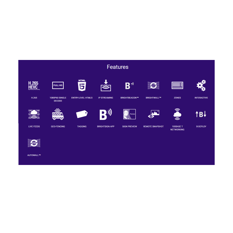 LS424 Standard I/O Full HD Media Player