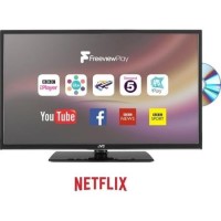 Grade A2 Refurb JVC LT-24C685 24" Smart LED TV with Built-in DVD Player