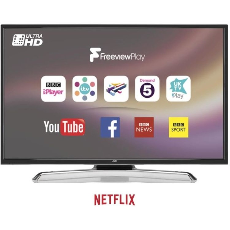 GRADE A1 - JVC LT-40C880 40" 4K Ultra HD Smart HDR LED TV with 1 Year Warranty