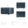 ViewSonic LX60HDE Full HD Built-in Google TV Projector