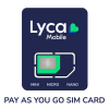Lyca Pay As You Go Sim Card Trio 