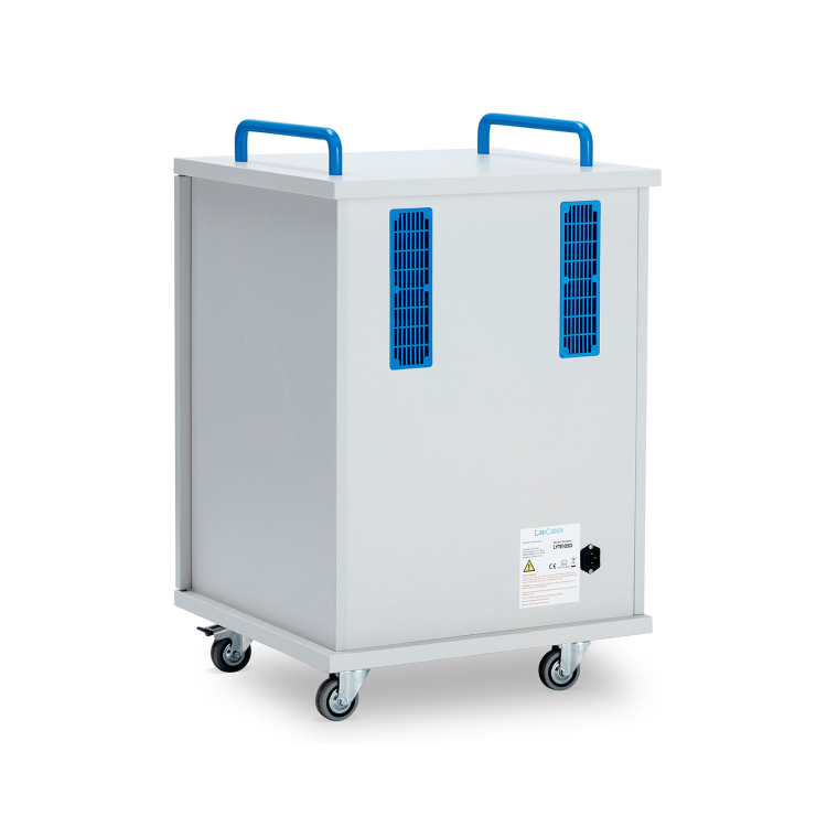 LapCabby Lyte Single Door 10 Laptops or Chromebooks and Tablets up to 15.6" Charging Trolley