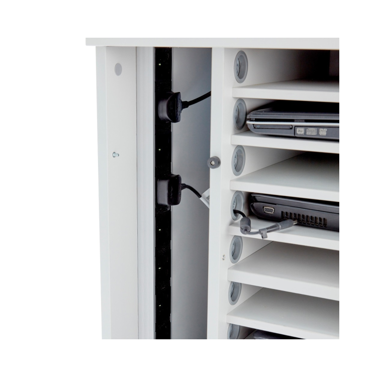 LapCabby Lyte Single Door 10 Laptops or Chromebooks and Tablets up to 15.6" Charging Cabinet