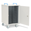 LYT 16 SD PS MB LapCabby Lyte Single Door 16 Laptops or Chromebooks and Tablets up to 15.6" Charging Trolley