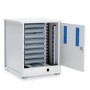 Lapcabby Lyte 16 Single Door Metal Shelf  Horizontal - 16-Device Charging Cabinet for Laptops Tablets & Chromebooks up to 15.6"