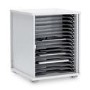 Lapcabby Lyte 16 Single Door Metal Shelf  Horizontal - 16-Device Charging Cabinet for Laptops Tablets & Chromebooks up to 15.6"