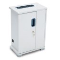 LYT16WDMPUSBBL LapCabby Lyte Wall Door 16 Smartphones and other USB Devices up to 7" Charging Trolley