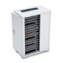 16-Device Wall or Desk Mounted Charging Cabinet for smartphones, mobile phones and other handheld USB devices up to 7" – Horizontal