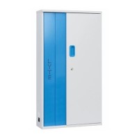 20-Device Wall Mounted Charging Cabinet for Smartphones Mobile Phones and Tablets up to 13" – Vertical