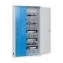 20-Device Wall Mounted Charging Cabinet for Smartphones Mobile Phones and Tablets up to 13" – Vertical