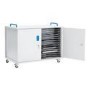 Lapcabby Lyte Double Door 32 Laptop Metal Shelf Mobile Charging Trolley