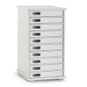 LYTE10MDBL Lyte Multi Door 10 Laptops or Chromebook and Tablets up to 15.6" Charging Trolley