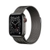 Apple Watch Series 6 GPS + Cellular - 40mm Graphite Stainless Steel Case with Graphite Milanese Loop