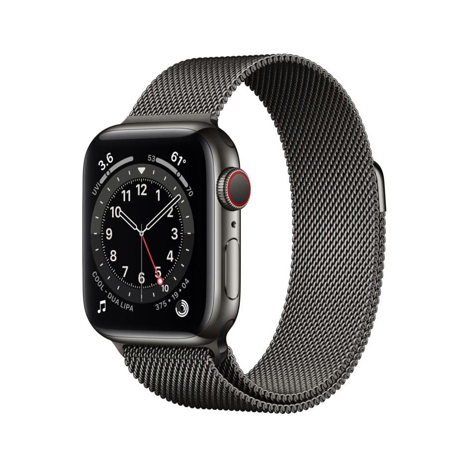 apple watch series 6 graphite milanese loop