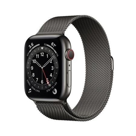 apple watch series 6 graphite milanese loop