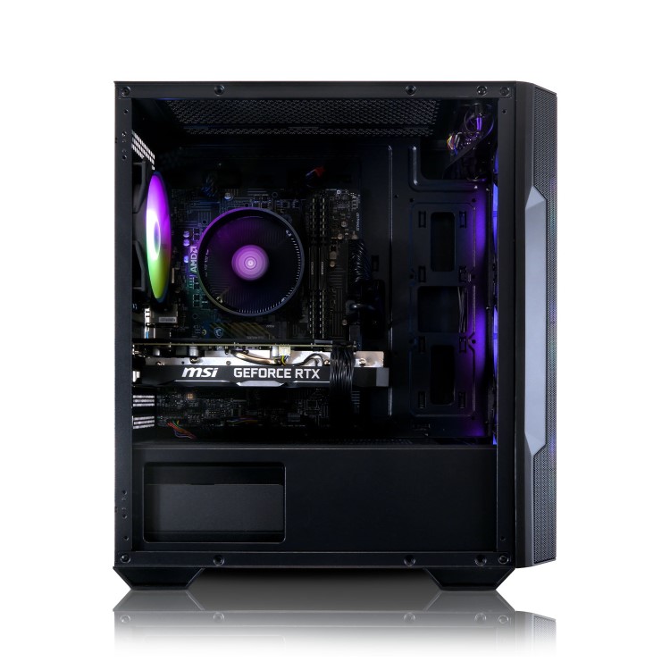 AWD IT MSI M100R AMD Ryzen 5 5500 RTX 3060 16GB RAM 1TB SSD Windows 11 Gaming PC