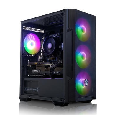 Refurbished AWD IT MSI M100R AMD Ryzen 7 5700X RTX 4070 32GB 1TB SSD Windows 11 Gaming Desktop