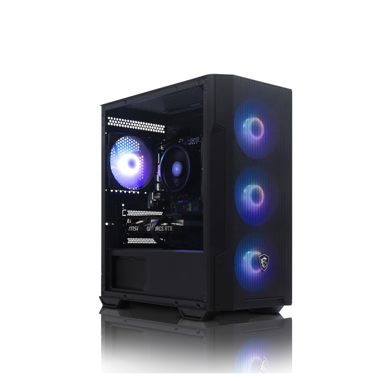AWD IT MSI M100R AMD Ryzen 5 7600 16GB RAM 1TB SSD RTX 4060 Windows 11 Gaming PC
