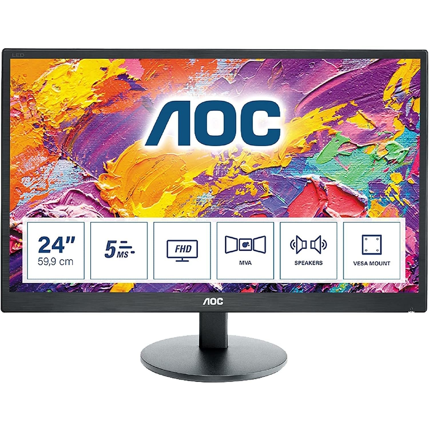 Aoc M2470swh 23 6 Full Hd Monitor Laptops Direct Aoc M2470swh 23 6 Full Hd Monitor Laptops Direct