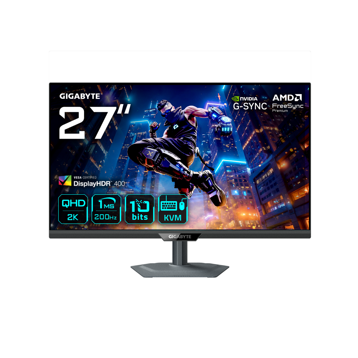 Gigabyte M27q2 Qd 27 Ss Ips Qhd 200Hz 1Ms Gaming Monitor Black, Laptops Direct - M27Q2 QD-EK