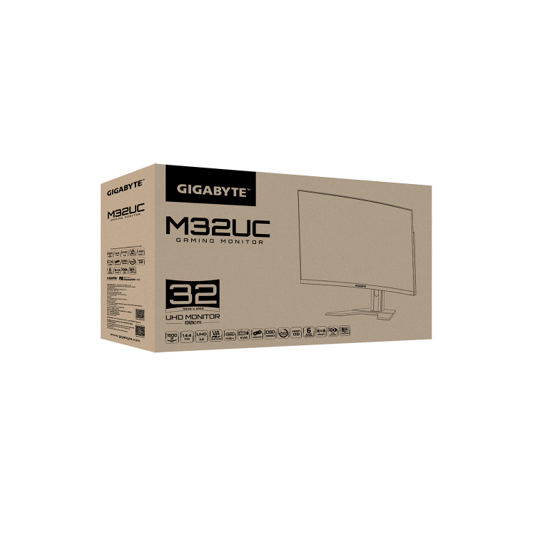 Gigabyte M32UC-EK 32" UHD 4K VA 144Hz Curved Gaming Monitor