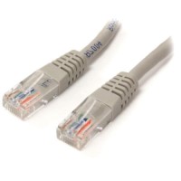 StarTech.com 10 ft Cat5e Gray Molded RJ45 UTP Cat 5e Patch Cable - 10ft Patch Cord