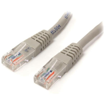 StarTech.com 10 ft Cat5e Gray Molded RJ45 UTP Cat 5e Patch Cable - 10ft Patch Cord