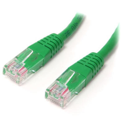 StarTech.com 10 ft Cat5e Green Molded RJ45 UTP Cat 5e Patch Cable - 10ft Patch Cord
