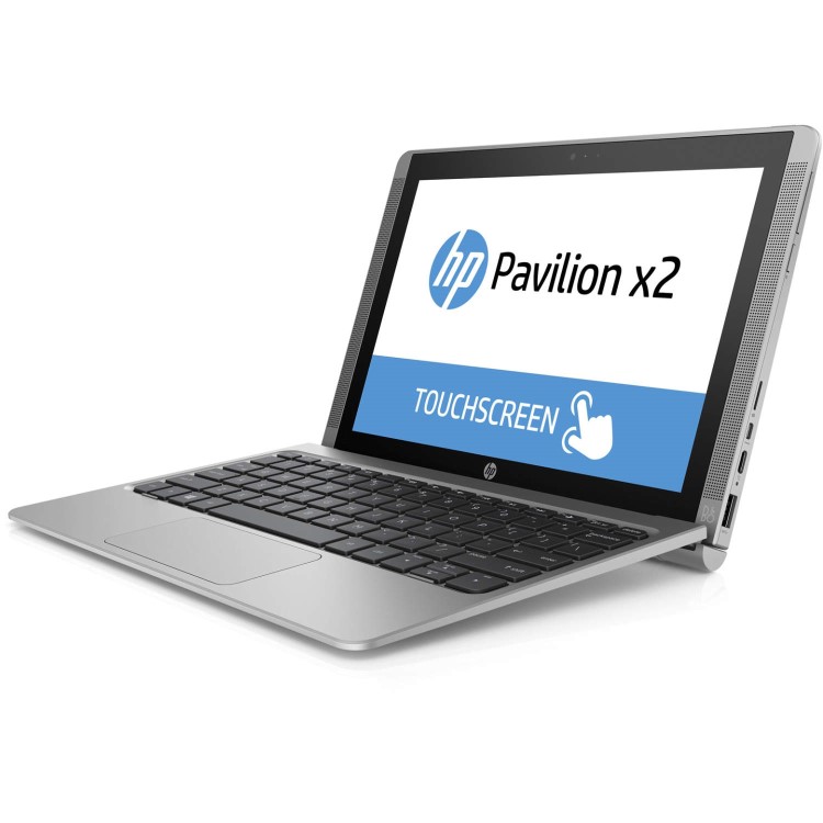 Hewlett Packard HP X2 10-n000na Atom Z3736 2GB 32GB SSD 10.1" Touchscreen Windows 8.1 Convertible Laptop In Silver