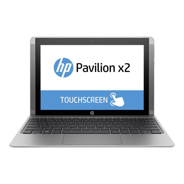 Hewlett Packard HP X2 10-n000na Atom Z3736 2GB 32GB SSD 10.1" Touchscreen Windows 8.1 Convertible Laptop In Silver