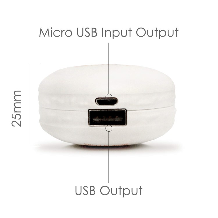 Stylish Small Portable 2400mAh Power Bank Charger For All Smartphones