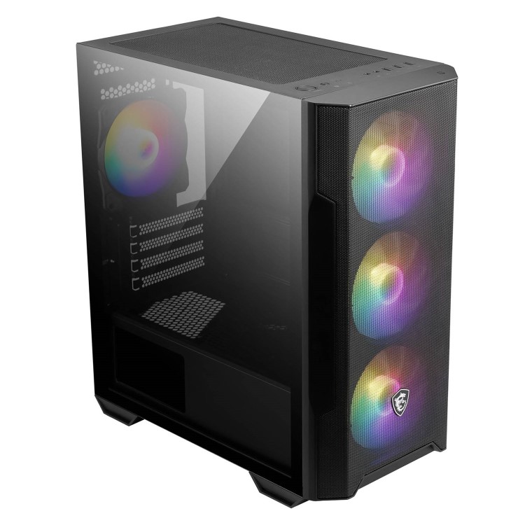 MSI MAG FORGE M100R Mid Tower Gaming Case Black