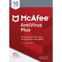 McAfee Antivirus Plus 10 Devices 1 Year Subscription - Electronic Software Download