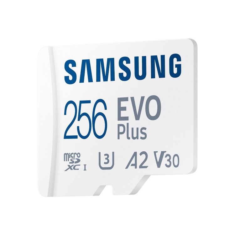 Samsung EVO Plus 256GB UHS-1 Micro SD Card + Adapter