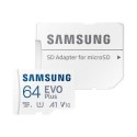 MB-MC64KA/EU Samsung EVO Plus 64GB UHS-1 Micro SD Card Memory Card + SD Adapter