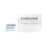 Samsung EVO Plus 64GB MicroSDXC Memory Card + microSD to SD adapter