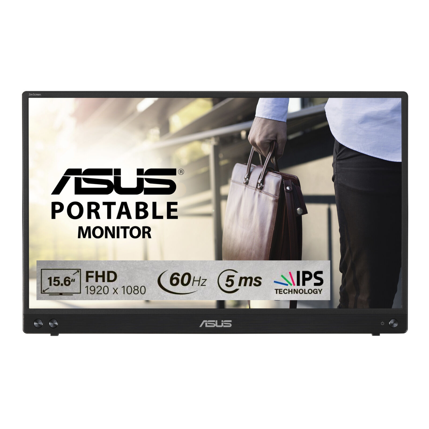 Asus Zenscreen Mb16acv 15.6 Ips Fhd Portable Usb-C Monitor Black, Laptops Direct - MB16ACV