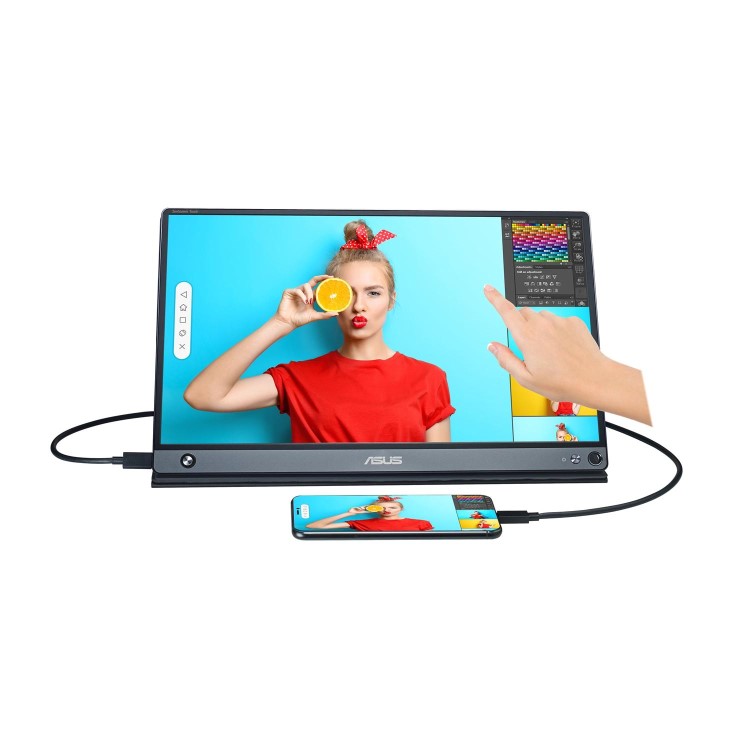 ASUS ZenScreen MB16AMT 15.6" Full HD USB-C Portable Touchscreen Monitor